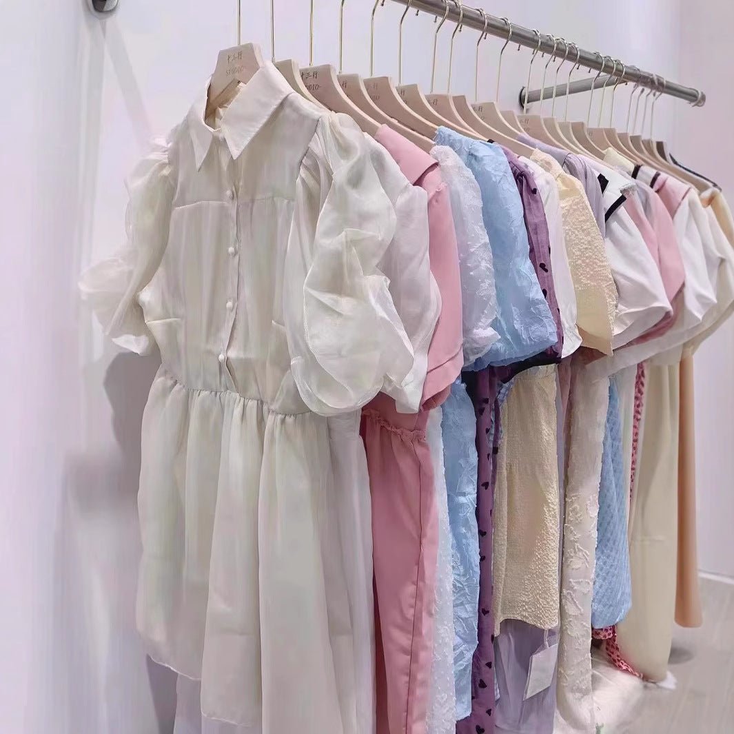 2023 new women's clothing dress wholesale, fairy fairy skirt, first love age - reducing small skirt summer live stream supply - Y2K Girlstyle