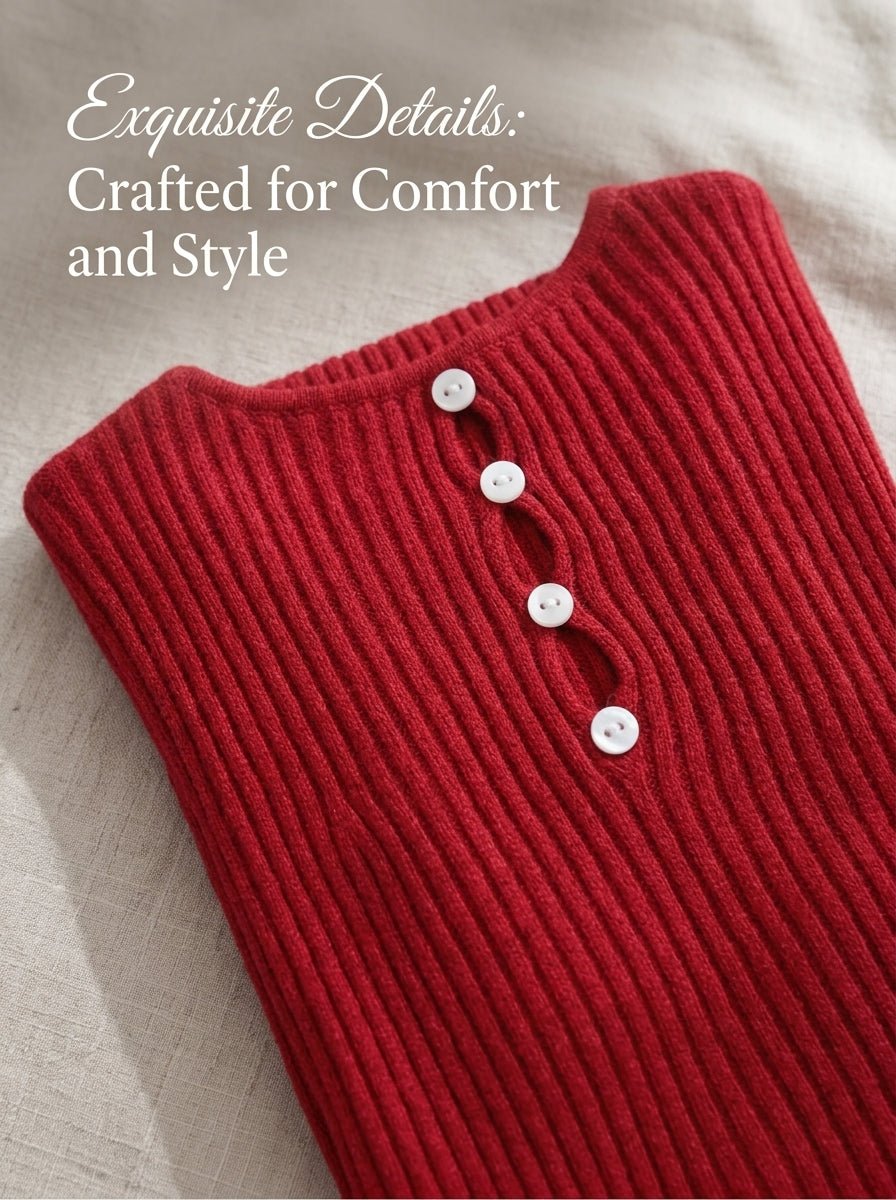 Ribbed Slim Fit Knit Top | Back Button Detail | 3 Colors Mixed | One Size | MOQ 50pcs Wholesale - Y2K Girlstyle