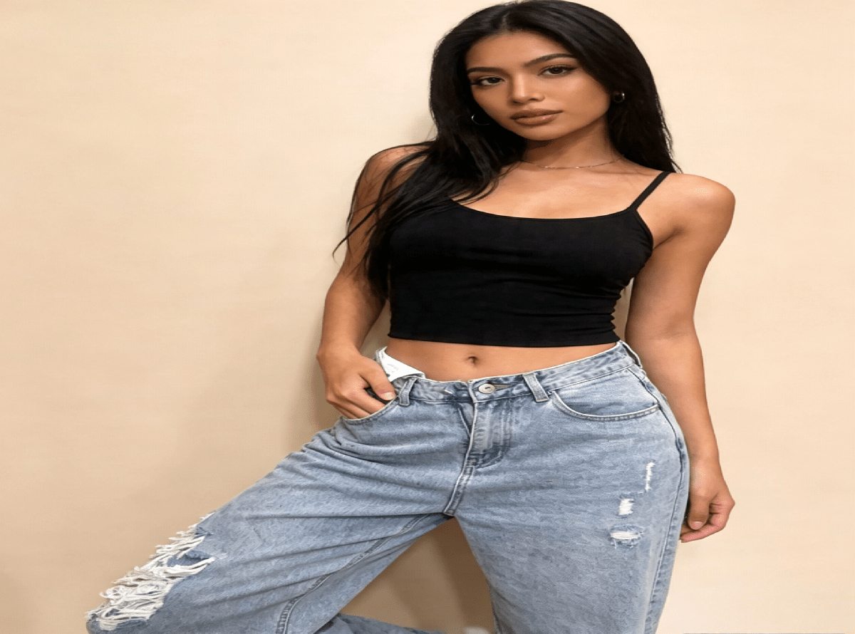Ripped Wide - Leg Jeans | Distressed Denim Wholesale | Y2K Street Style - Y2K Girlstyle