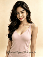 Sheer Knit Camisole | Summer Basic Tank Top | Thin V - Neck Vest Wholesale - Y2K Girlstyle