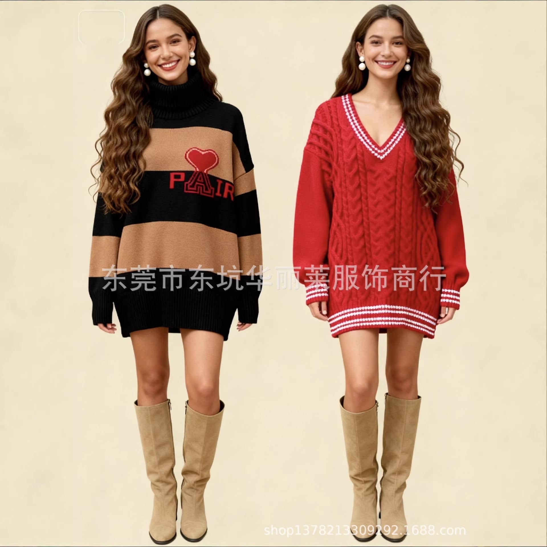 Thickened 🥰 Women's Sweater Large Size Large Edition Thickened Miscellaneous Women's Sweater - Y2K Girlstyle