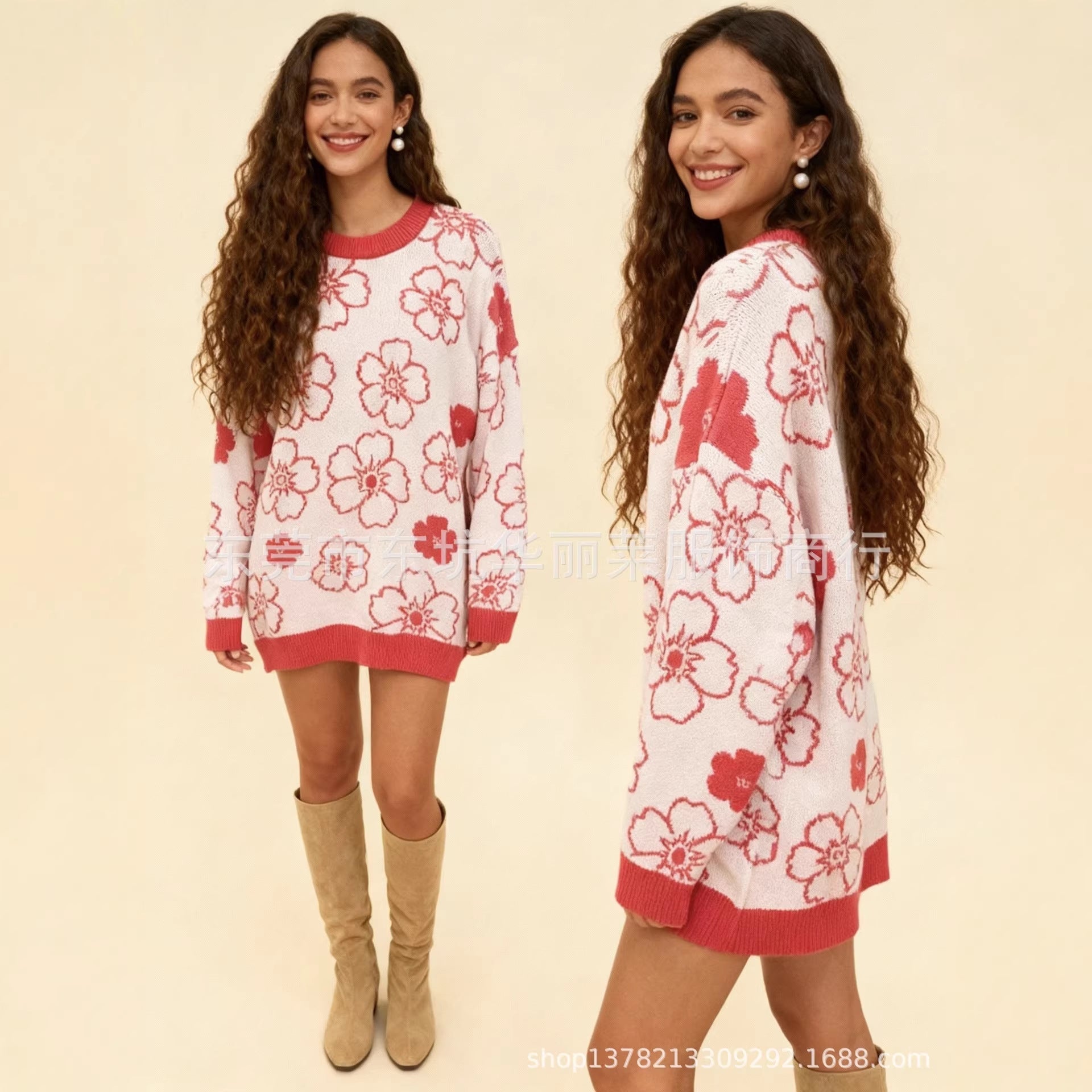 Thickened 🥰 Women's Sweater Large Size Large Edition Thickened Miscellaneous Women's Sweater - Y2K Girlstyle