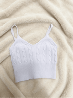 Twist Knit Camisole Top | Wholesale 50pcs MOQ | Sweet Sexy Cami - Y2K Girlstyle