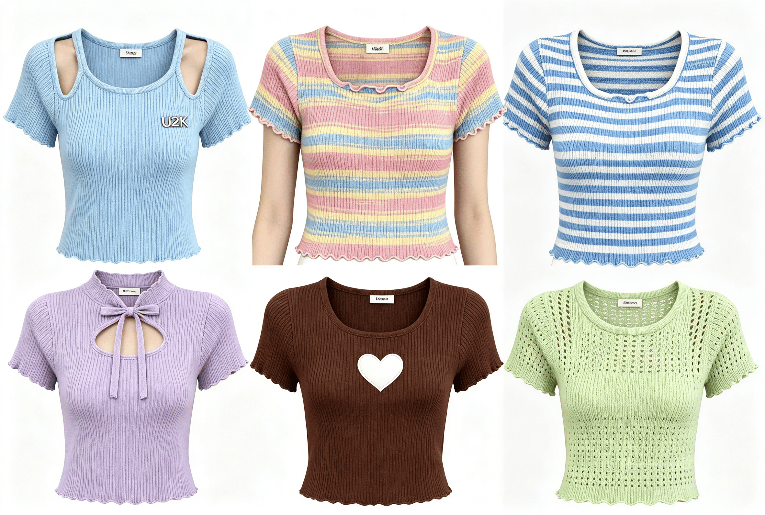 Wholesale Women Knit Tops | Mixed Styles, MOQ 20 | China Supplier - Y2K Girlstyle