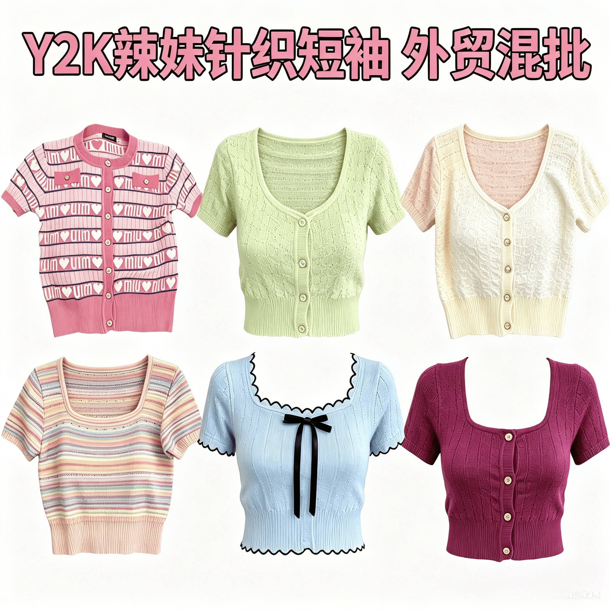 Wholesale Women Knit Tops | Mixed Styles, MOQ 20 | China Supplier - Y2K Girlstyle