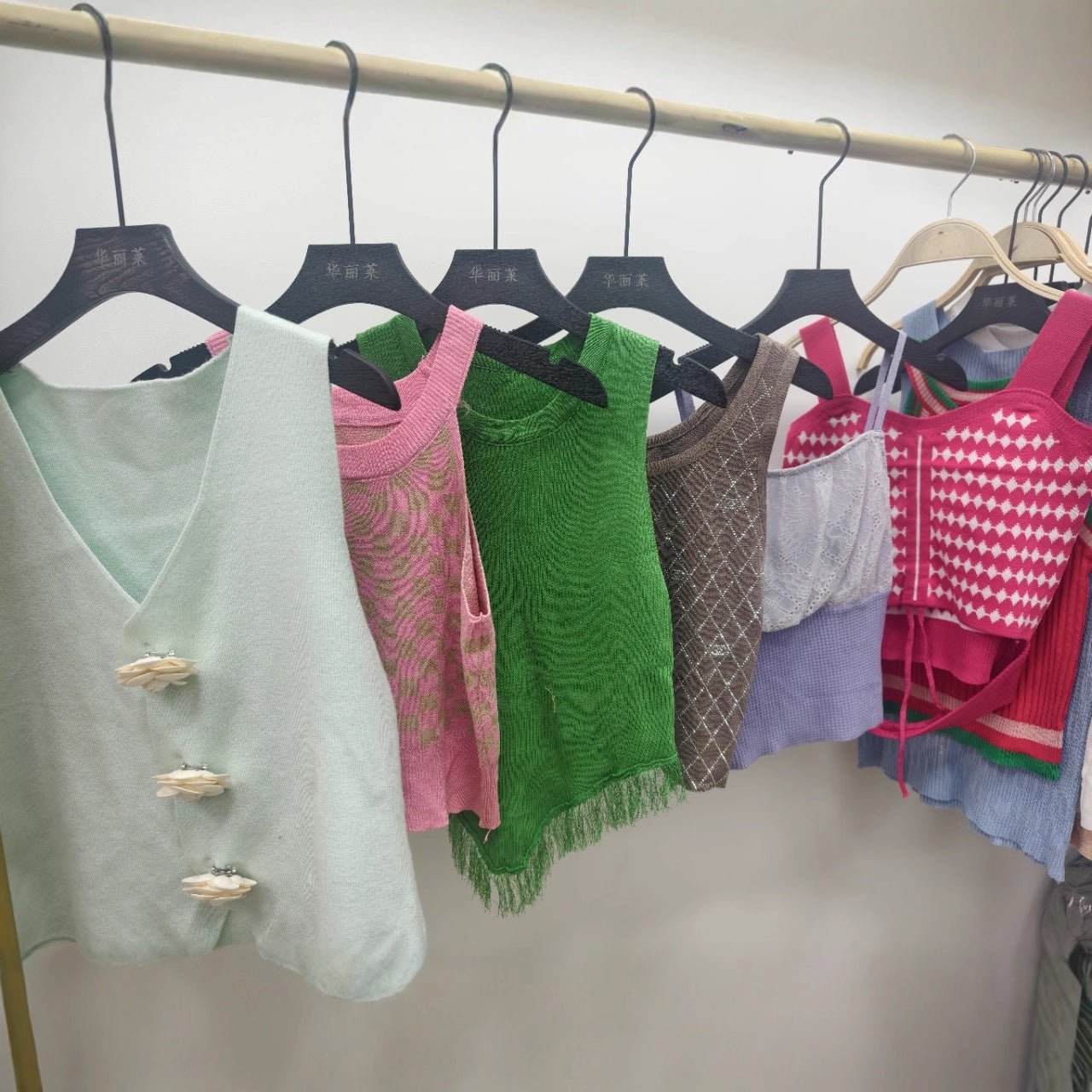 Wholesale Y2K Knit Cami & Sling Tops | Mixed Styles | MOQ 20pcs | China Direct - Y2K Girlstyle