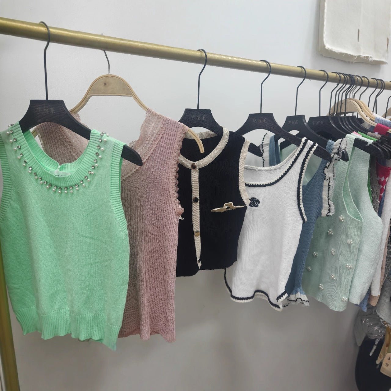 Wholesale Y2K Knit Cami & Sling Tops | Mixed Styles | MOQ 20pcs | Direct from China - Y2K Girlstyle