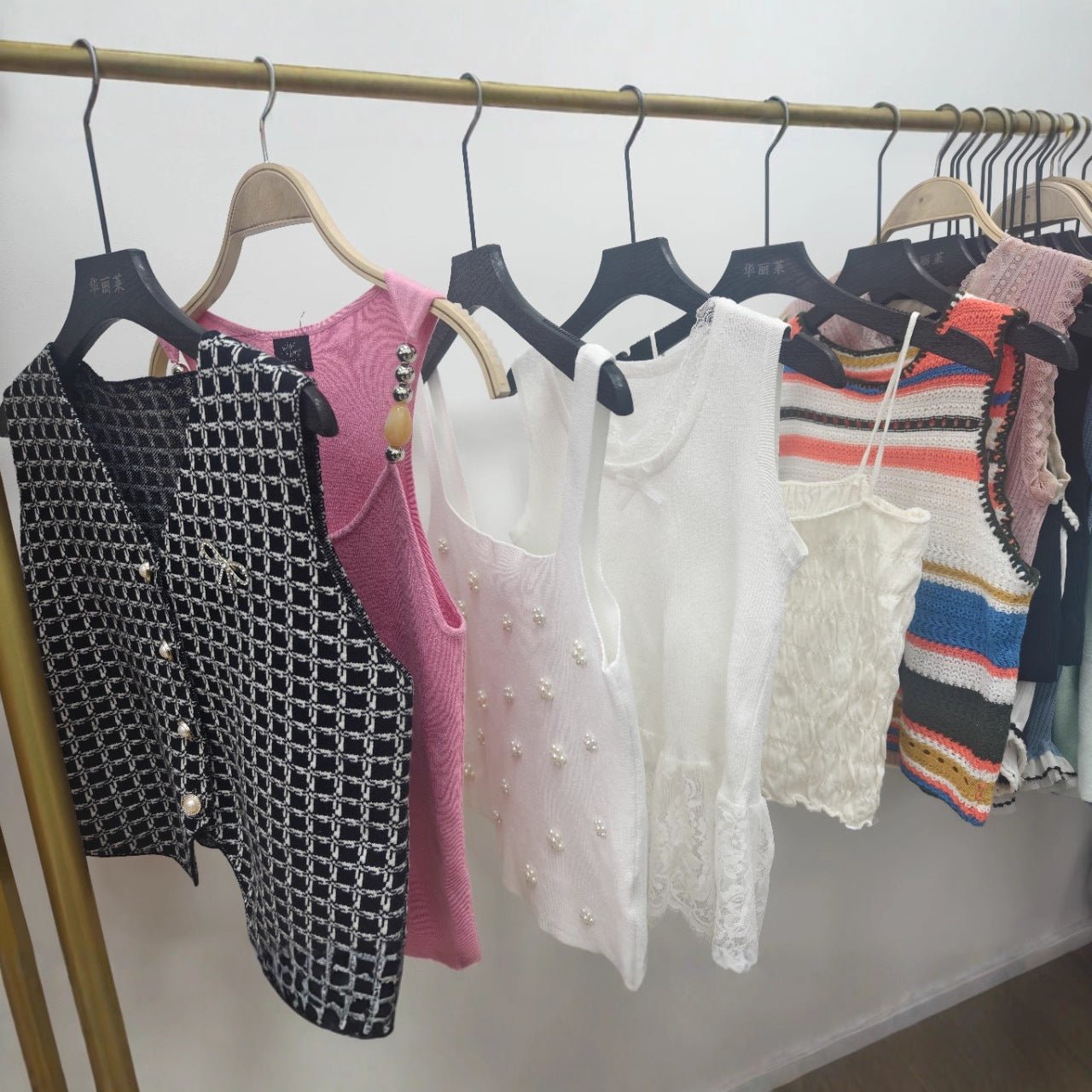 Wholesale Y2K Knit Cami & Sling Tops | Mixed Styles | MOQ 20pcs | Direct from China - Y2K Girlstyle