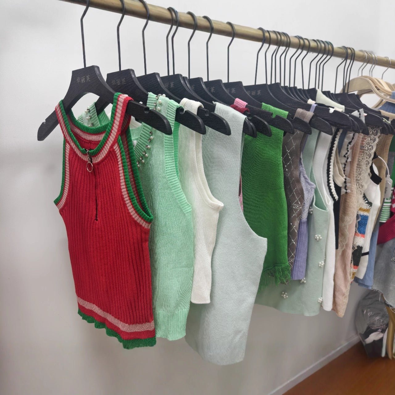 Wholesale Y2K Knit Cami Tops | Mixed Styles & Colors | MOQ 20pcs | Direct from China - Y2K Girlstyle