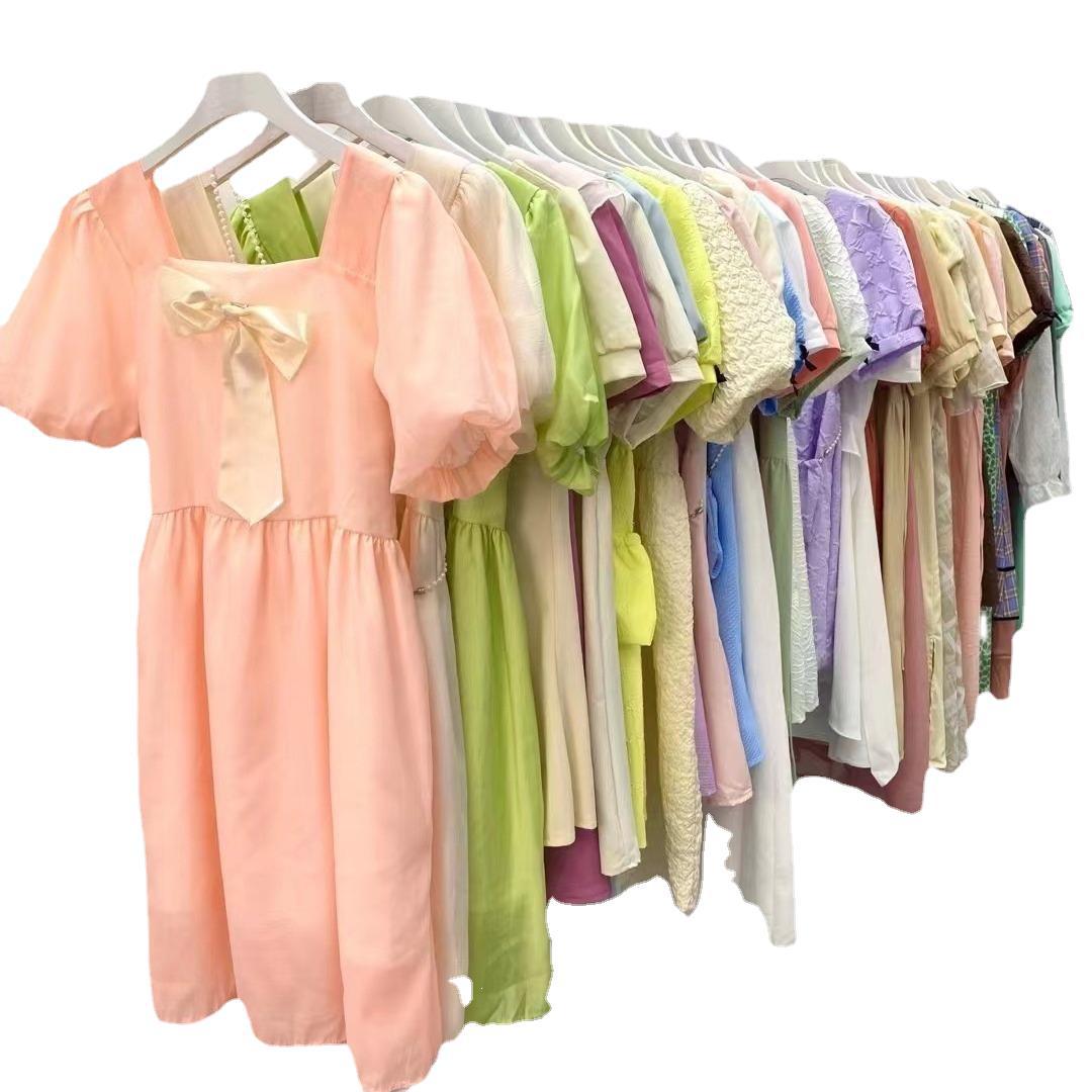 Women's clothing pretty girl dress wholesale, Guangzhou thirteen lines of candy color skirt in the season, multiple styles and styles are mixed - Y2K Girlstyle