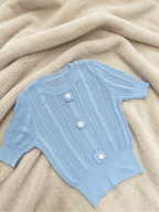 Y2K 3D Floral Hollow Crochet Knit Top | 3 Color Mix | MOQ 50pcs - Y2K Girlstyle