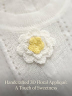 Y2K 3D Floral Hollow Crochet Knit Top | 3 Color Mix | MOQ 50pcs - Y2K Girlstyle