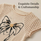 Y2K Ice Silk Knit Top | Lightweight Summer Short Sleeve Shirt - Y2K Girlstyle