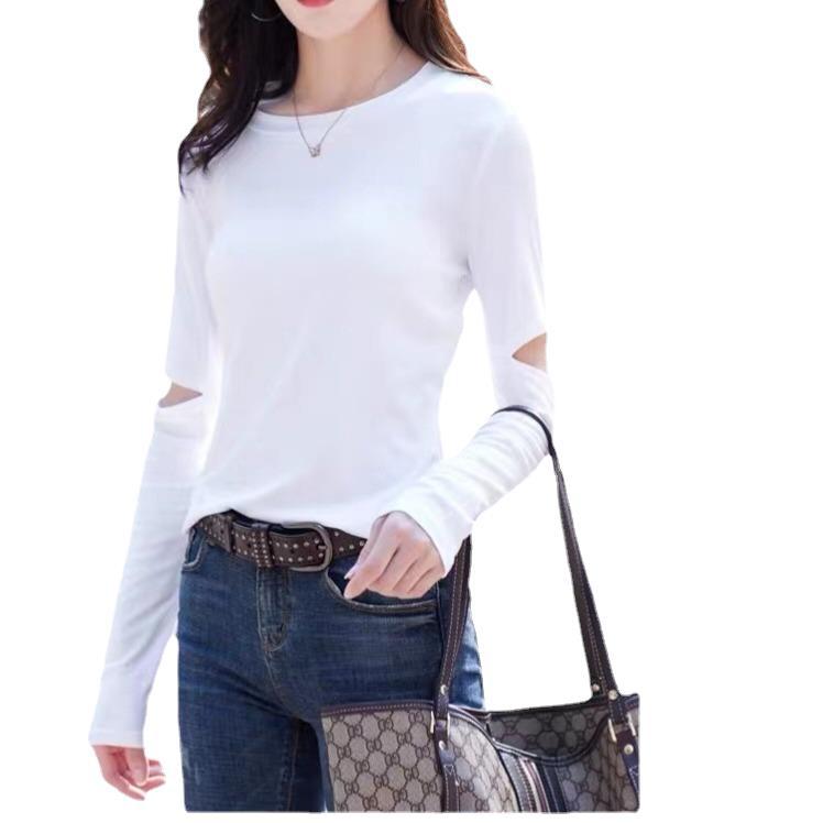 Y2K Long - Sleeve Spliced Knit Top | Wholesale - Y2K Girlstyle