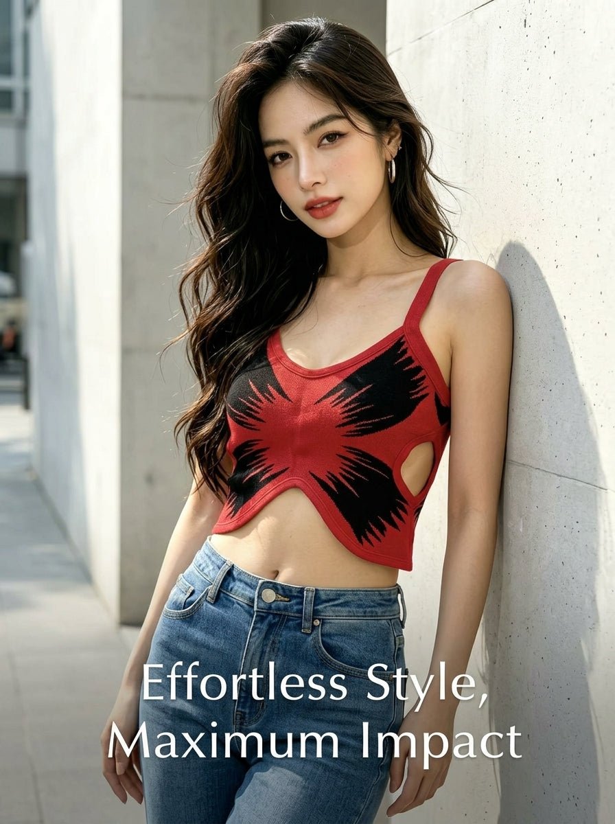 Y2K Sexy Camisole Tank Top Wholesale | Women's Knit Sling Top | MOQ 20pcs - Y2K Girlstyle