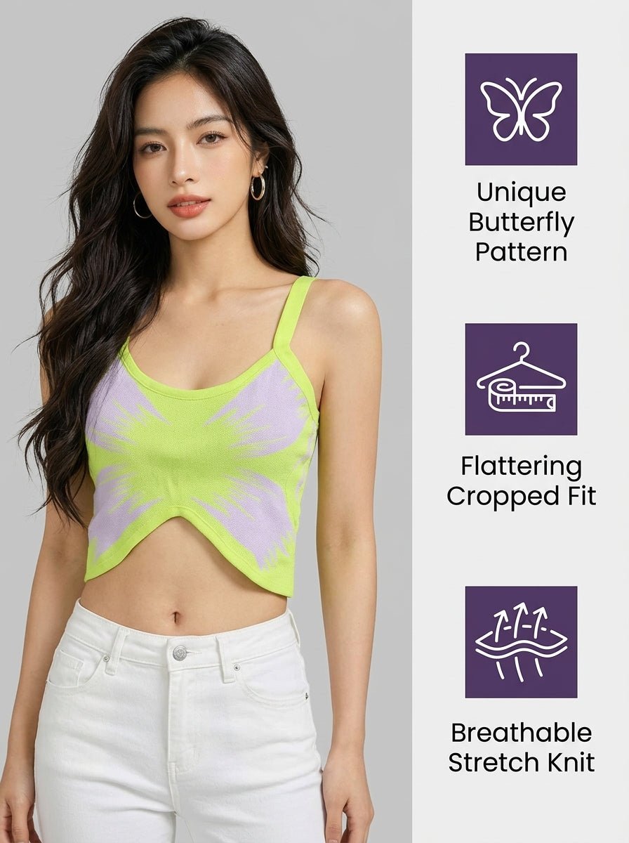 Y2K Sexy Camisole Tank Top Wholesale | Women's Knit Sling Top | MOQ 20pcs - Y2K Girlstyle
