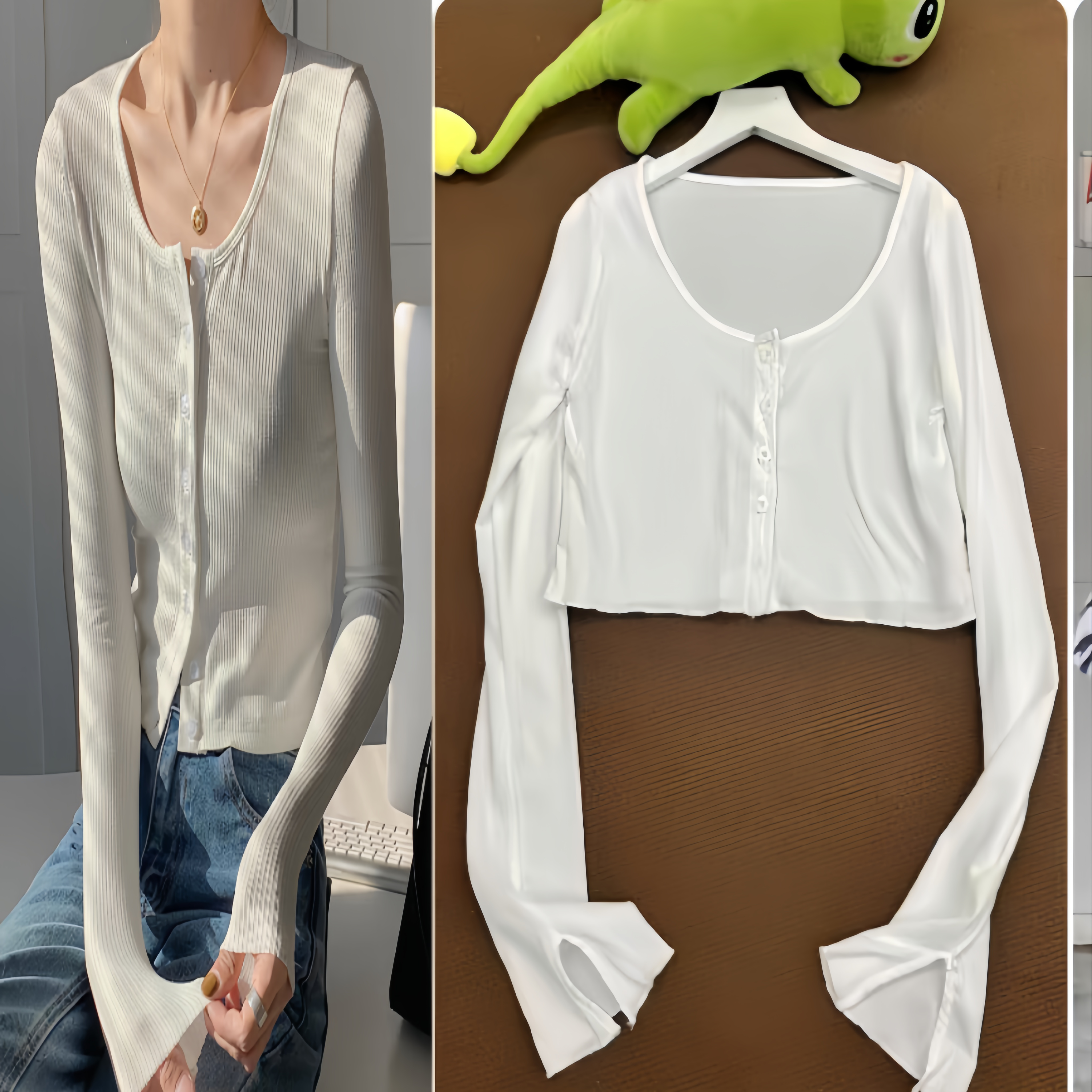 Y2K Solid Color Cropped Knit Top | Wholesale - Y2K Girlstyle