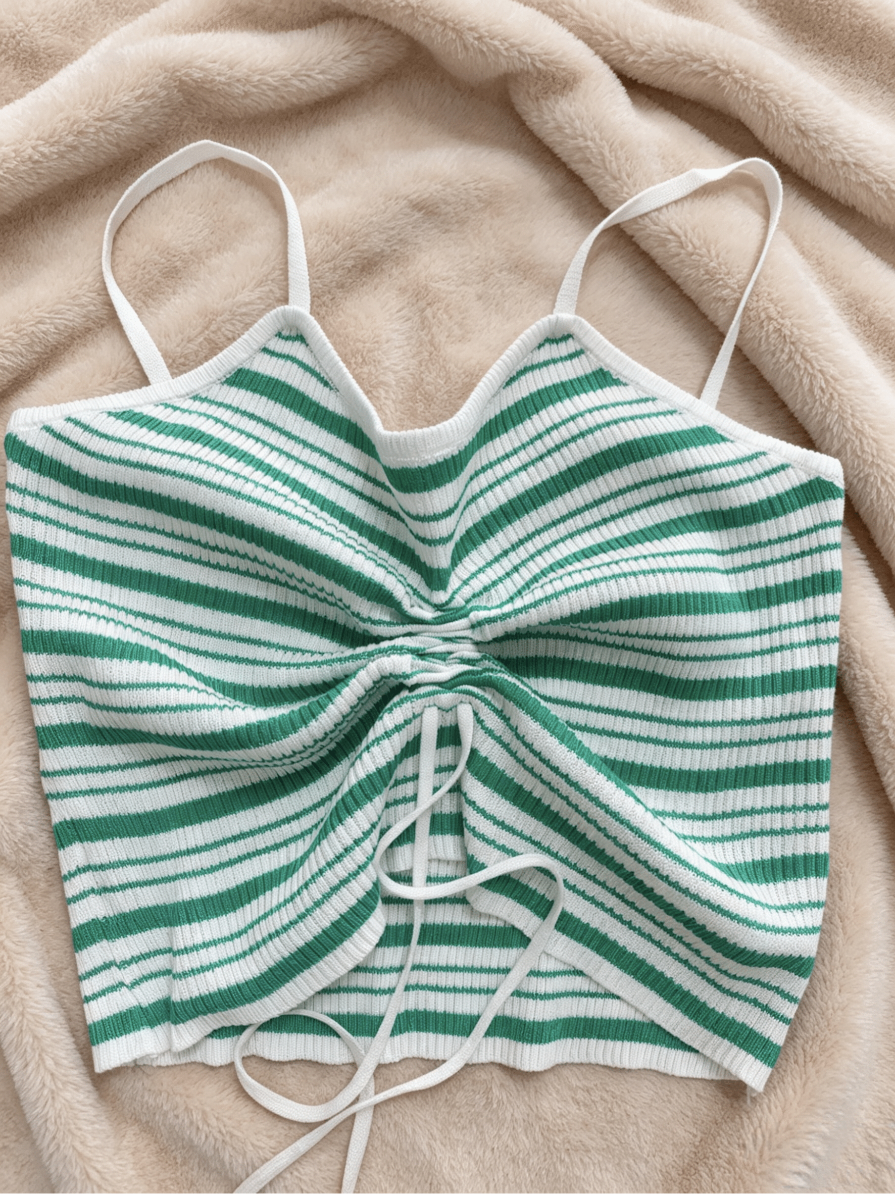 Y2K Striped Knit Cami Top | Sweet Spicy Style | One Size - Y2K Girlstyle