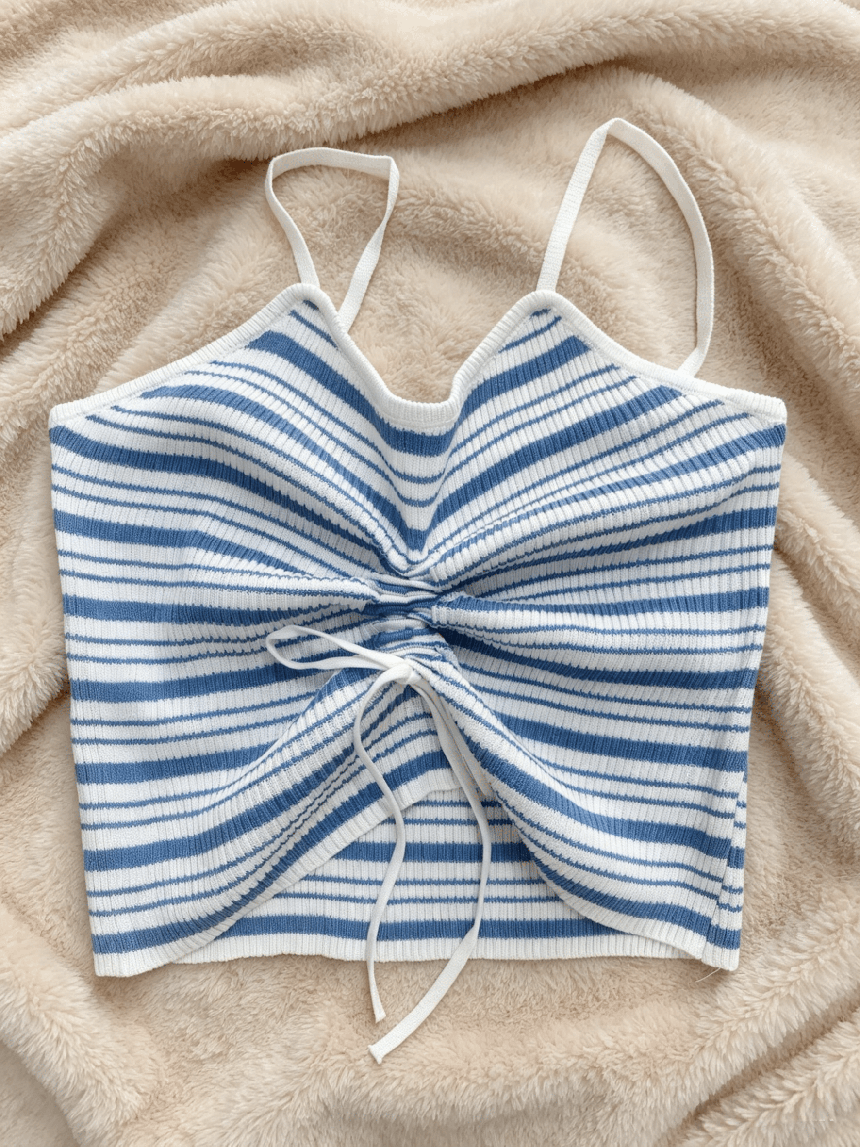 Y2K Striped Knit Cami Top | Sweet Spicy Style | One Size - Y2K Girlstyle