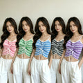 Y2K Striped Knit Cami Top | Sweet Spicy Style | One Size - Y2K Girlstyle