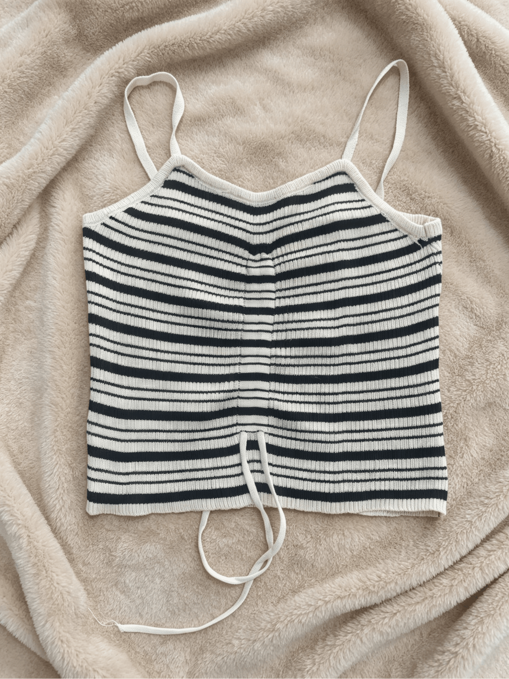 Y2K Striped Knit Cami Top | Sweet Spicy Style | One Size - Y2K Girlstyle