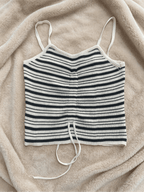 Y2K Striped Knit Cami Top | Sweet Spicy Style | One Size - Y2K Girlstyle