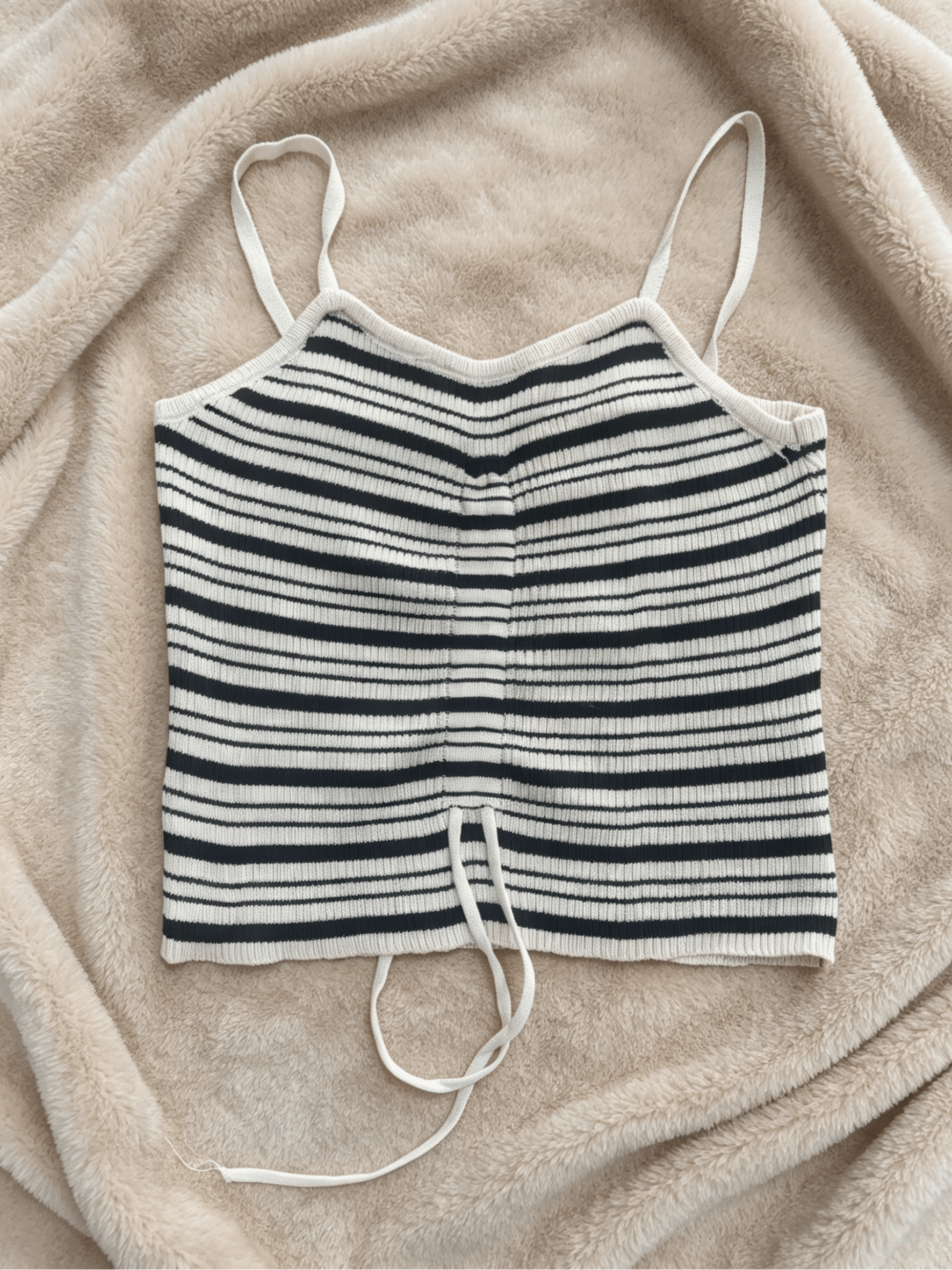 Y2K Striped Knit Cami Top | Sweet Spicy Style | One Size - Y2K Girlstyle
