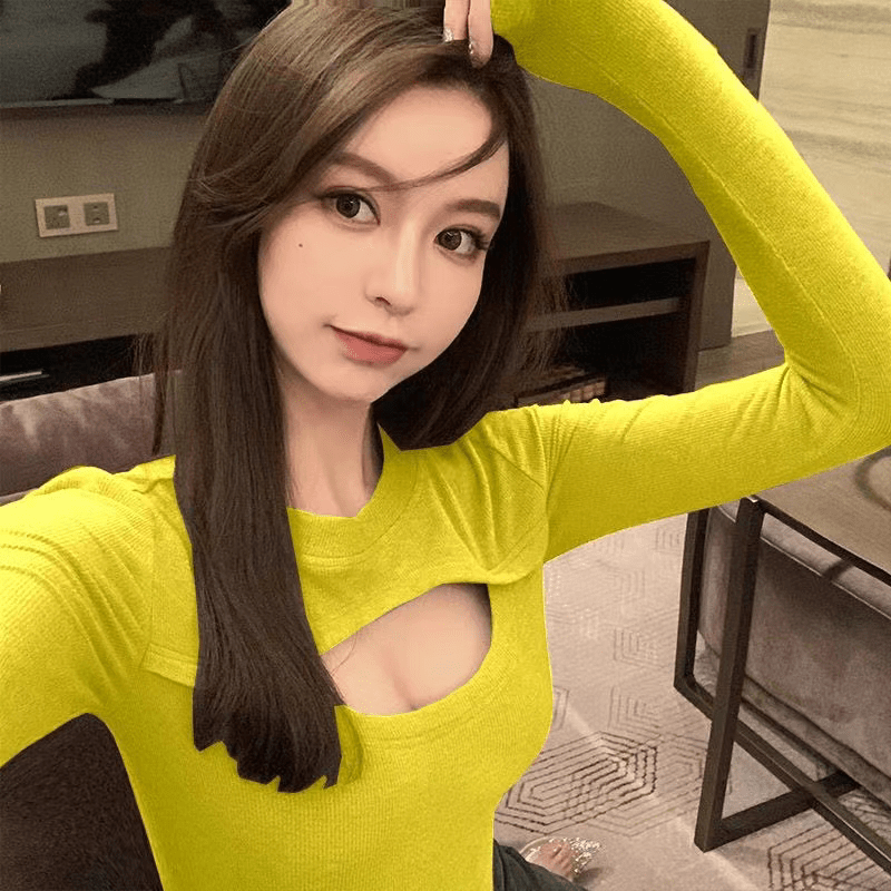 Y2K Sweet Spicy Solid Color Short Knit Top | Wholesale - Y2K Girlstyle